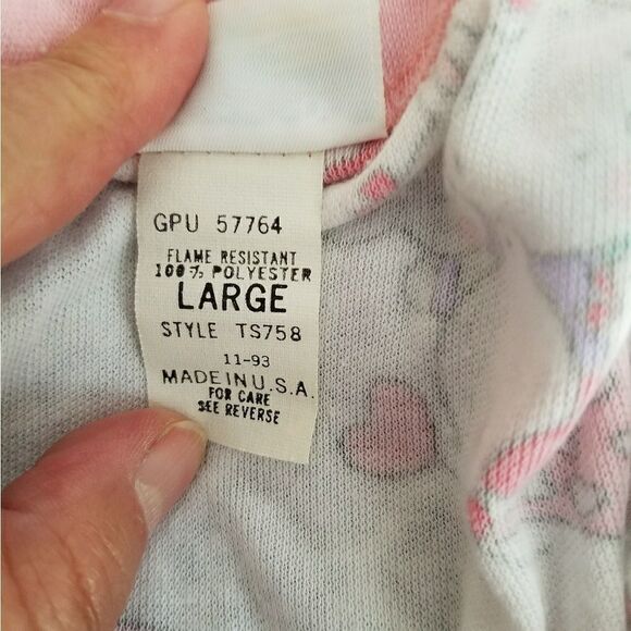 Honors Infant Size Large Footed Pajamas Zip Sleepwear One-Piece Cozy - Picture 3 of 3